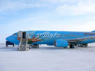 アラスカ航空とアンカレッジ空港